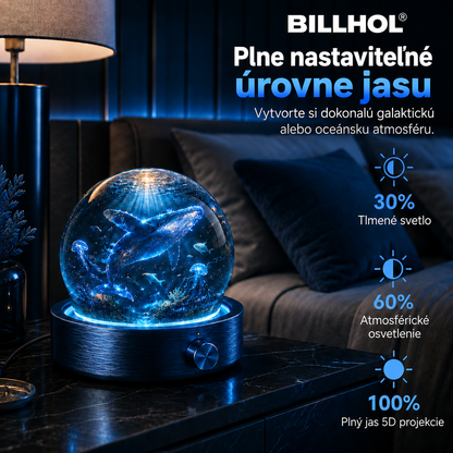BILLHOL® 2026 PRO MAX – 5D inteligentný projektor svetov 🎗️ Vytvorte viac ako 100 pohlcujúcich svetov s Bluetooth ovládaním a vstavanými zvukovými efektmi.
