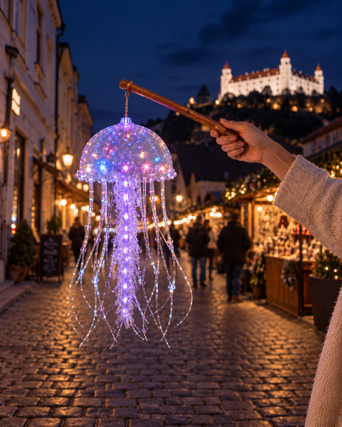 BILLHOL® Svietiaca medúza ✨ – Magický svetelný efekt po zotmení