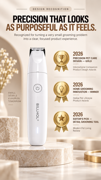 BILLHOL® Precision Paw Trimmer — Clear the Fur. Reveal the Paw.