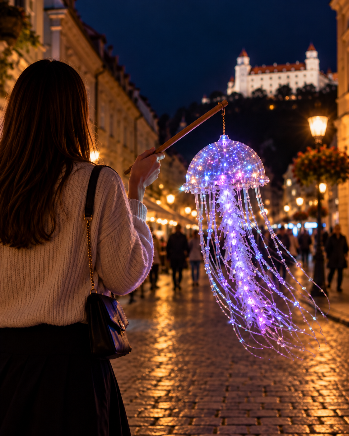 BILLHOL® Svietiaca medúza ✨ – Magický svetelný efekt po zotmení