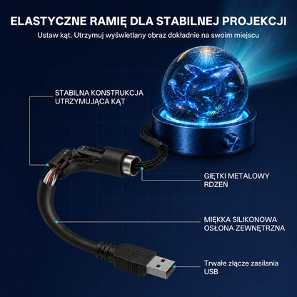 BVJ®✈️❤️2026 PRO MAX 5D – inteligentny projektor niezwykłych światów Odkrywaj ponad 100 zachwycających światów, sterując urządzeniem przez Bluetooth i korzystając z efektów dźwiękowych.