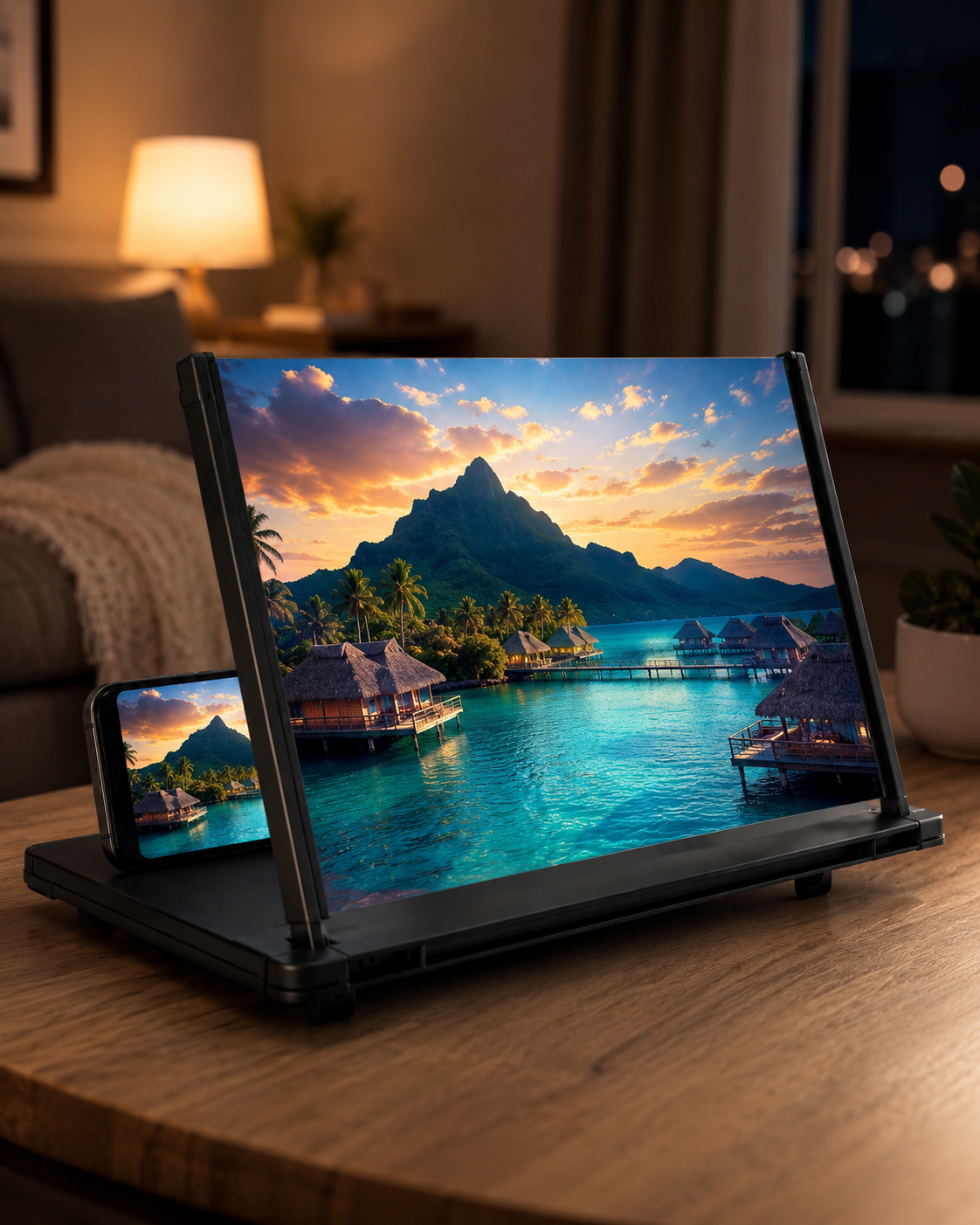 BILLHOL® 12-Inch Fold-Out Phone Screen Magnifier 📱– A Bigger View in Seconds