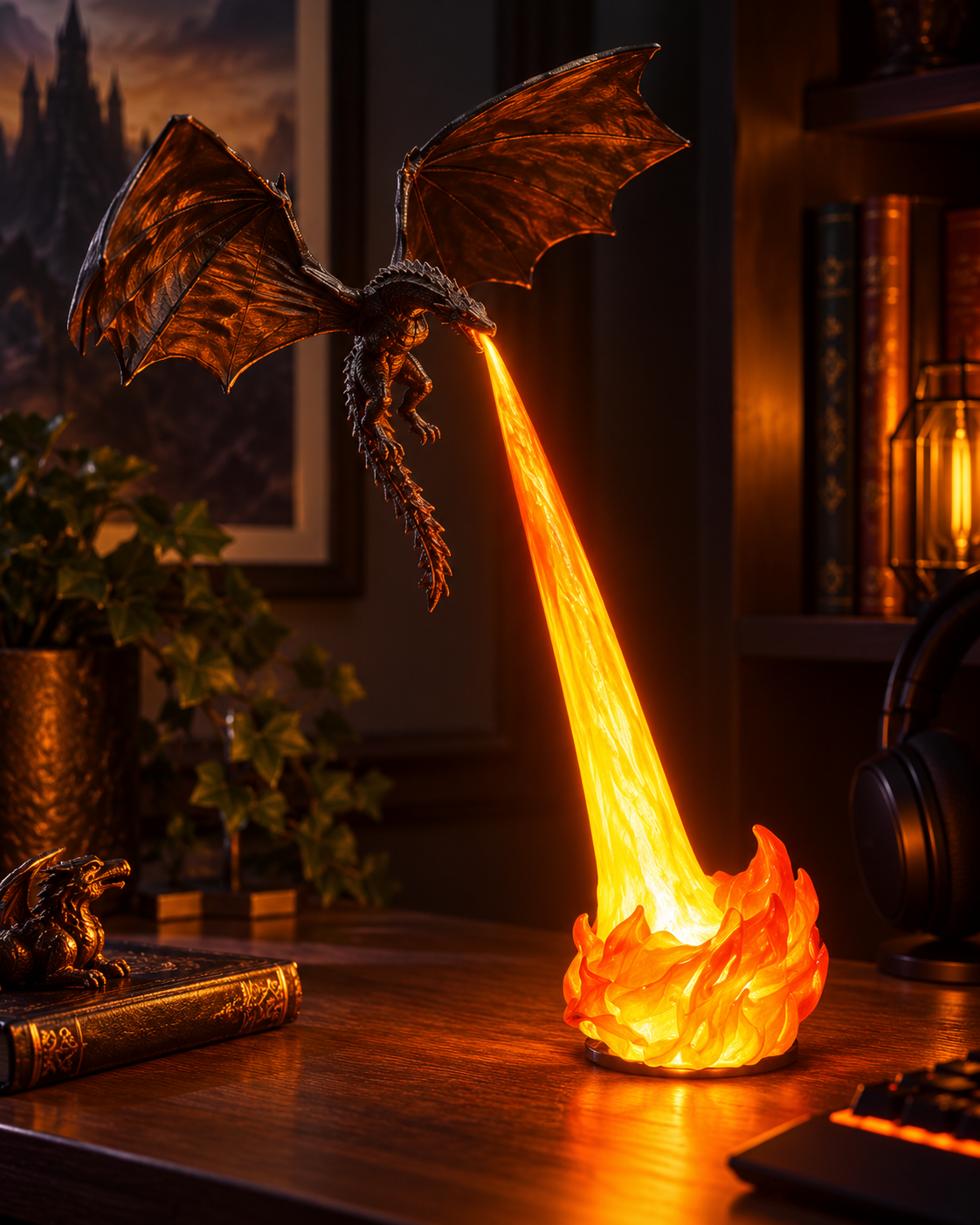 BILLHOL® Dragon Breath Night Lamp – Wake the Dragon After Dark