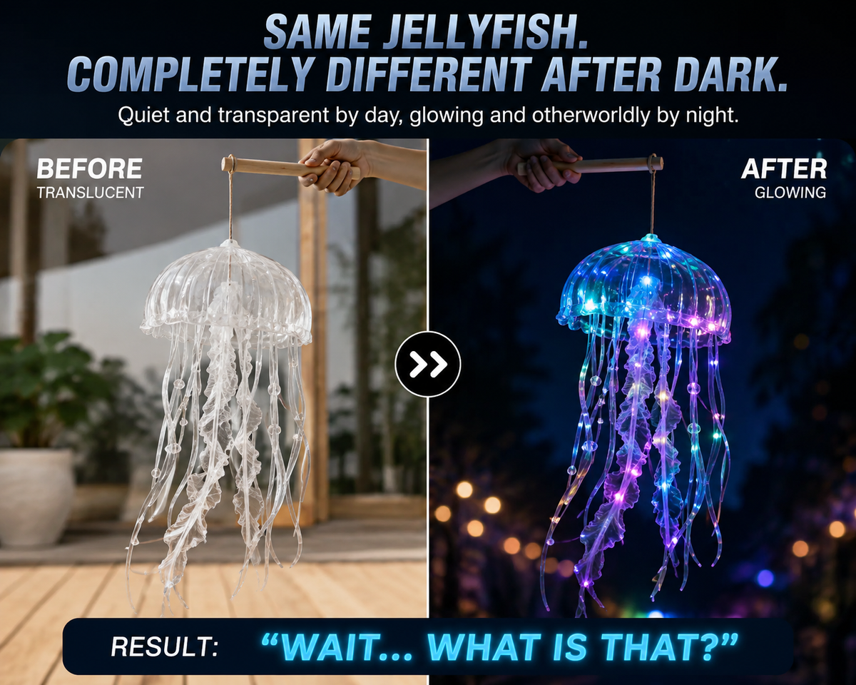 BILLHOL® Glow Jellyfish Lantern ✨ – Carry a Little Ocean After Dark