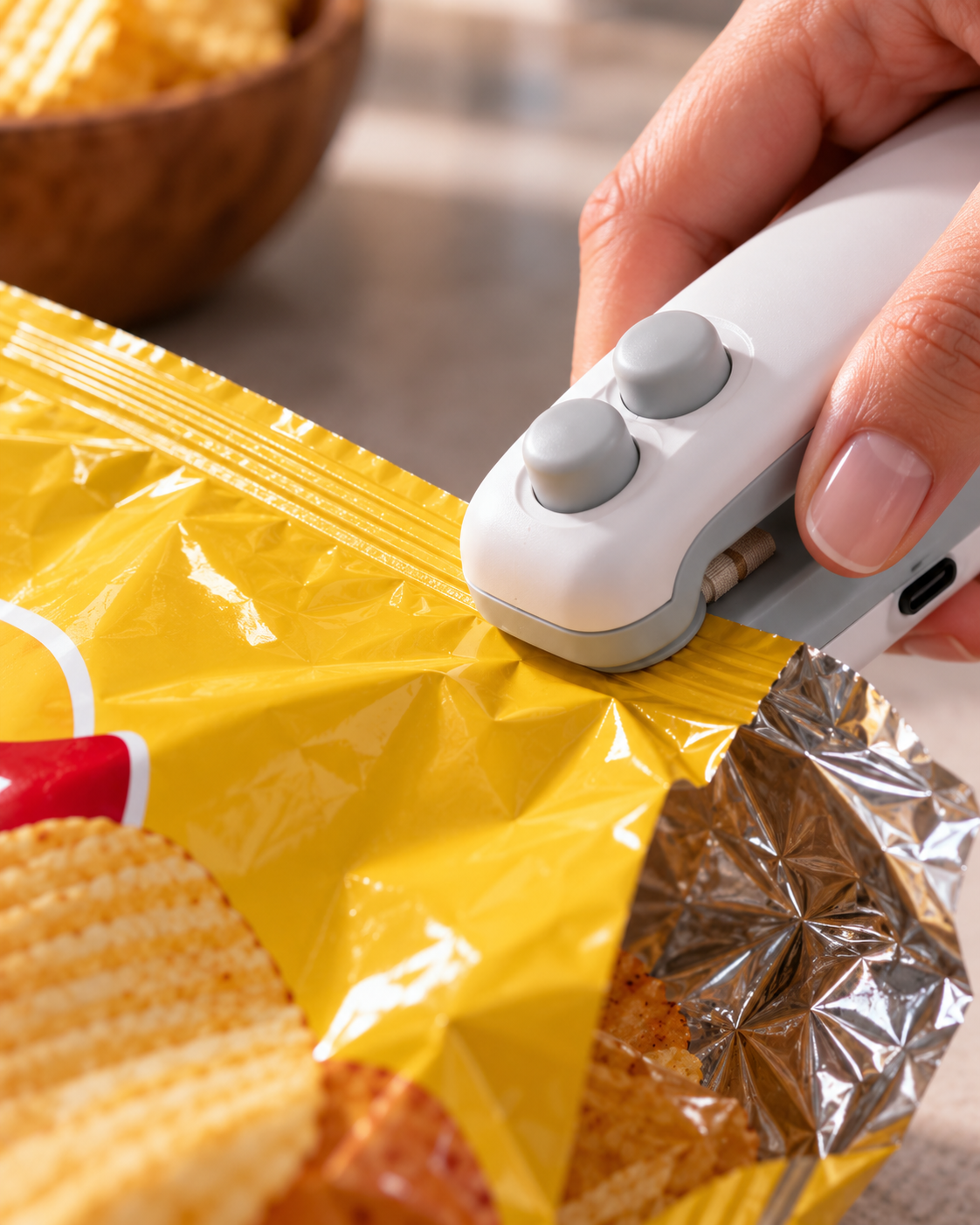 BILLHOL® Mini Bag Sealer – Reseal Open Snack Bags in Seconds