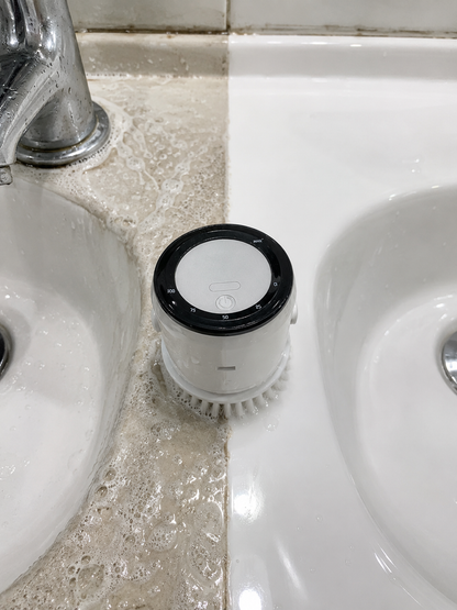 BILLHOL® Cordless Detail Cleaning Brush – Compact 3-Head Electric Scrubber