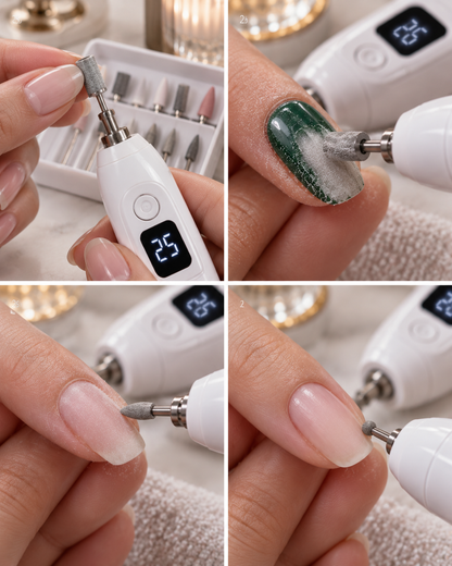 BILLHOL® Precision Electric Nail Drill – Remove, Shape, Smooth & Refine