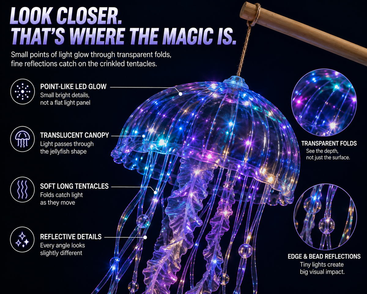 BILLHOL® Glow Jellyfish Lantern ✨ – Carry a Little Ocean After Dark