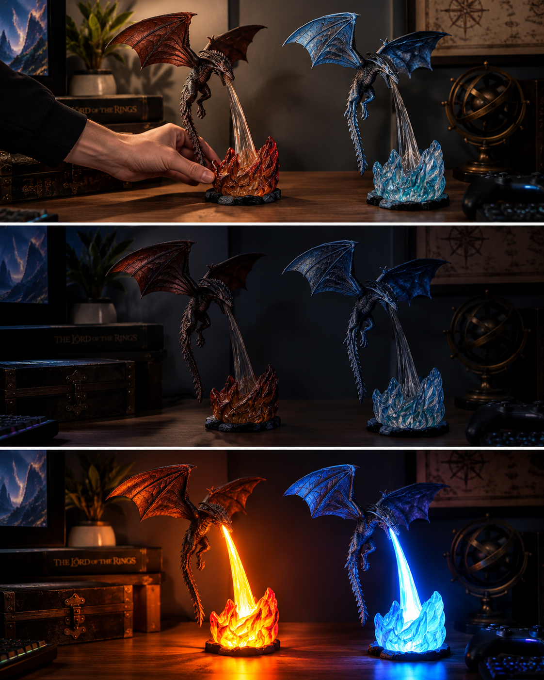 BILLHOL® Dragon Breath Night Lamp – Wake the Dragon After Dark