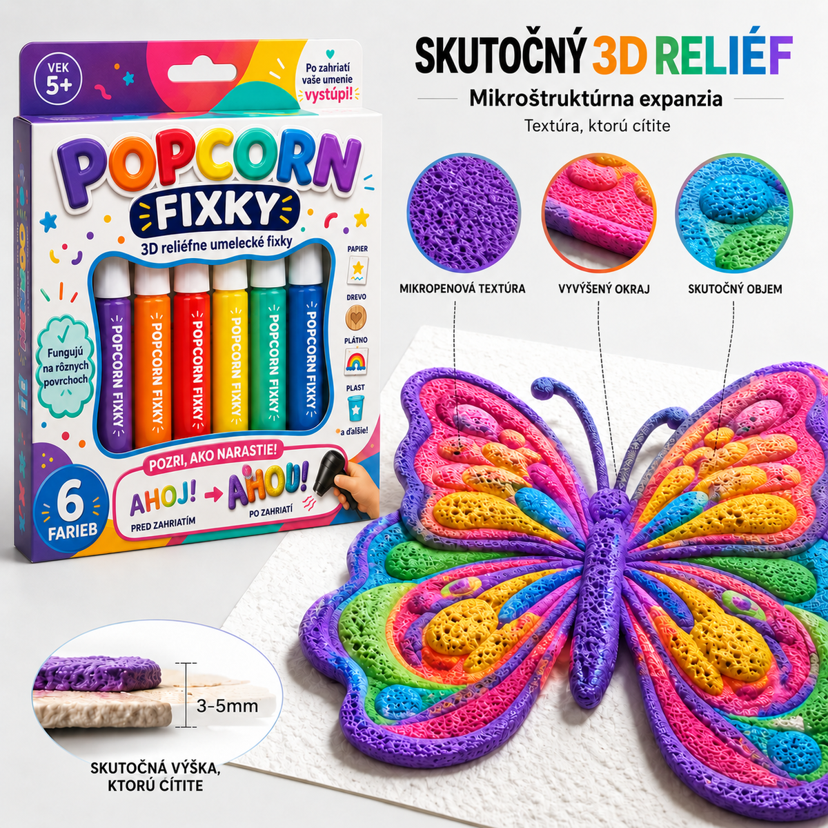 BILLHOL®  🖼️3D reliéfne pero – Premeňte obyčajné kresby na farebné 3D diela