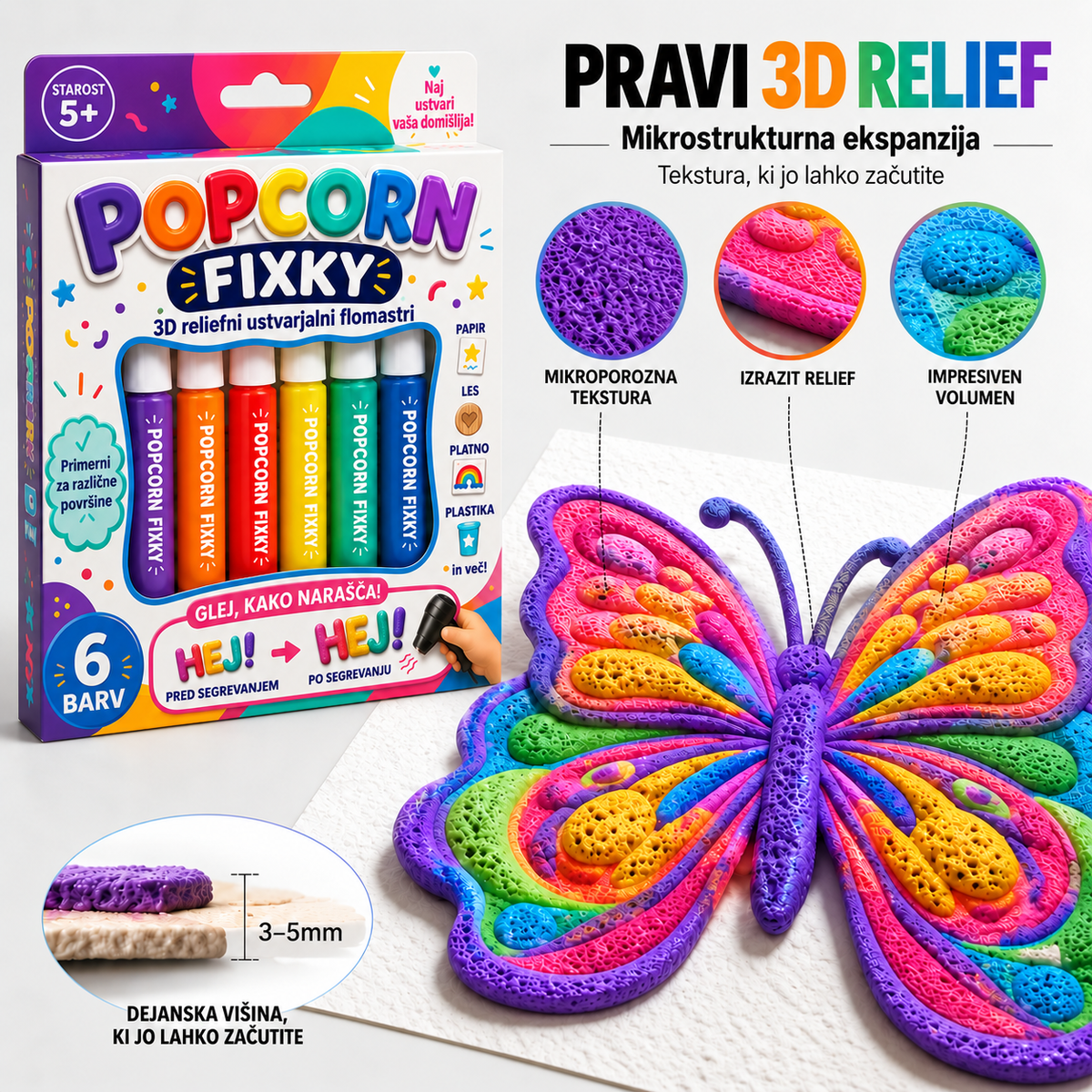 BILLHOL® 🎨 🧸 3D reliefno pisalo – Spremenite običajne risbe v barvite 3D umetnine