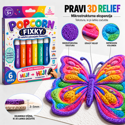 BILLHOL® 🎨 🧸 3D reliefno pisalo – Spremenite običajne risbe v barvite 3D umetnine