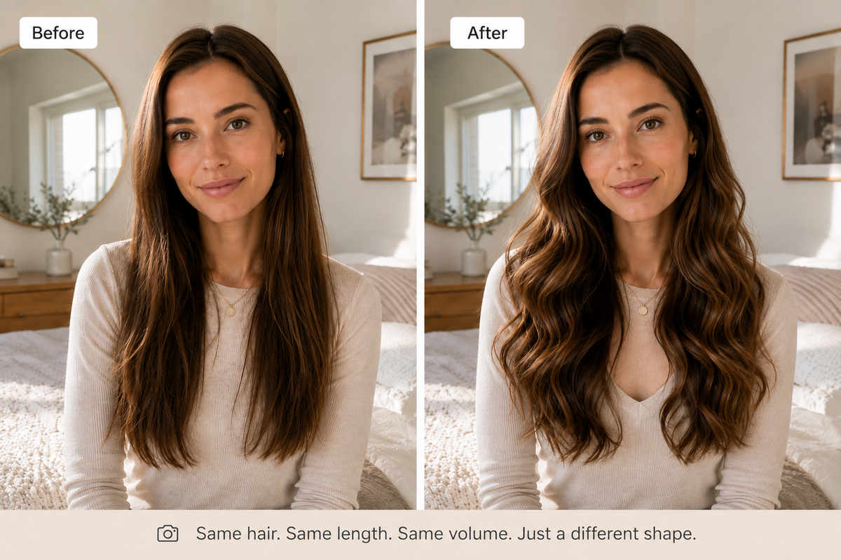 BILLHOL® Heatless Curling Set – Wrap, Unwind & Reveal Soft Waves