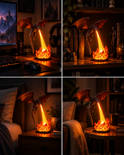 BILLHOL® Dragon Breath Night Lamp – Wake the Dragon After Dark