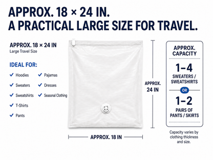 BILLHOL® PUMP-FREE TRAVEL COMPRESSION BAGS 🧳 – SAVE UP TO 80% PACKING SPACE, NO VACUUM OR PUMP NEEDED