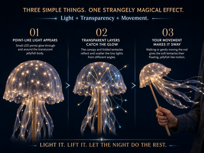 BILLHOL® Glow Jellyfish Lantern ✨ – Carry a Little Ocean After Dark
