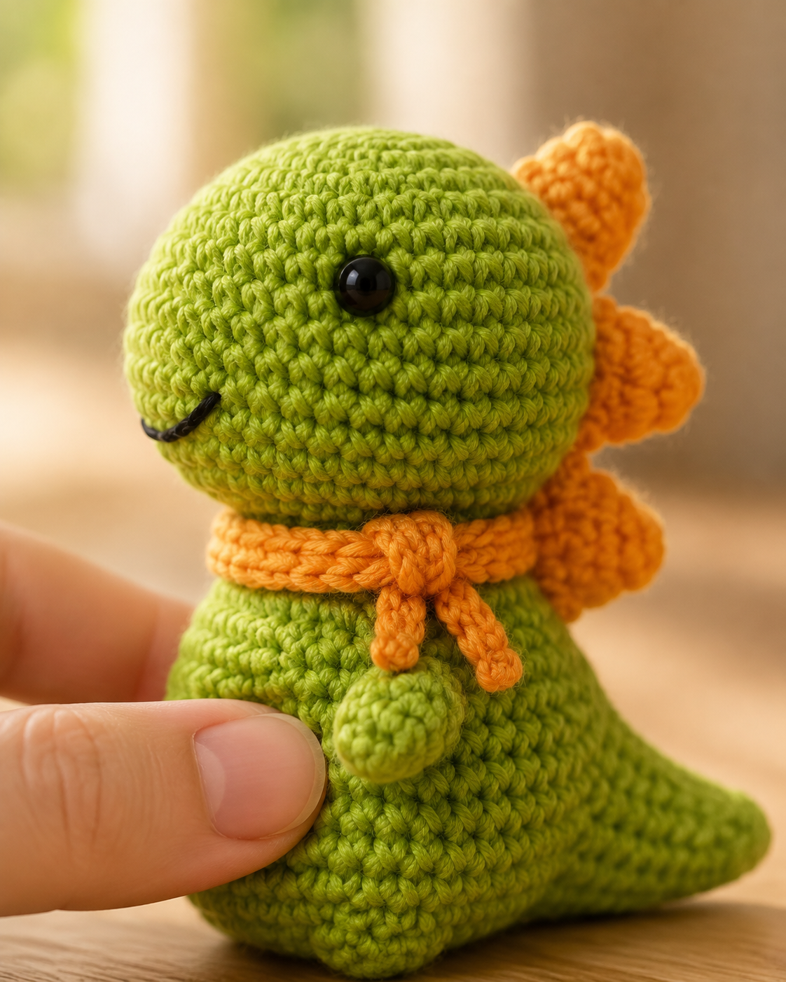 BILLHOL® Easy Crochet Dinosaur Kit for Beginners 🦖 – Make Your First Little Dino