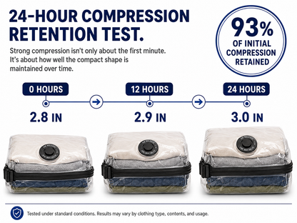 BILLHOL® PUMP-FREE TRAVEL COMPRESSION BAGS 🧳 – SAVE UP TO 80% PACKING SPACE, NO VACUUM OR PUMP NEEDED