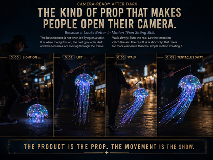 BILLHOL® Glow Jellyfish Lantern ✨ – Carry a Little Ocean After Dark
