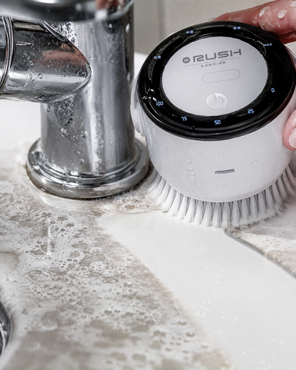 BILLHOL® Cordless Detail Cleaning Brush – Compact 3-Head Electric Scrubber